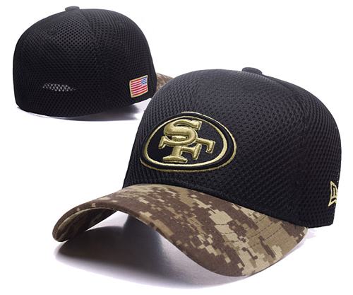 NFL Men's San Francisco 49ers New Era Graphite Salute to Service Sideline 39THIRTY Flex Hat